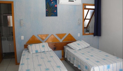 Habitación con 1 cama doble o 2 individuales