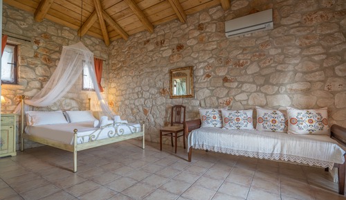 Dúplex estándar, 1 habitación, cocina, vistas parciales al mar