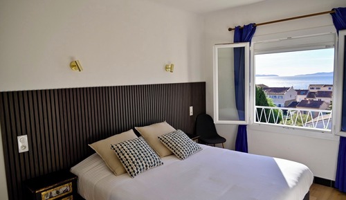 Habitación Deluxe con 1 cama doble o 2 individuales, vistas al mar