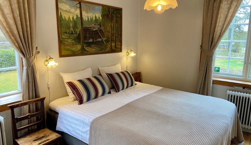 Habitación Confort doble, 1 cama de matrimonio grande, vistas al jardín
