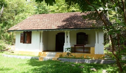 Casa económica, vistas al jardín