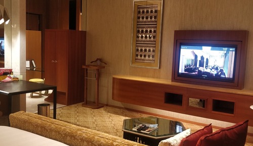 Habitación exclusiva, 1 cama doble, fumadores, vistas a la ciudad (Tower)