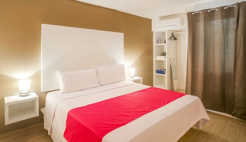 Ático exclusivo, 1 habitación, balcón, junto a la piscina