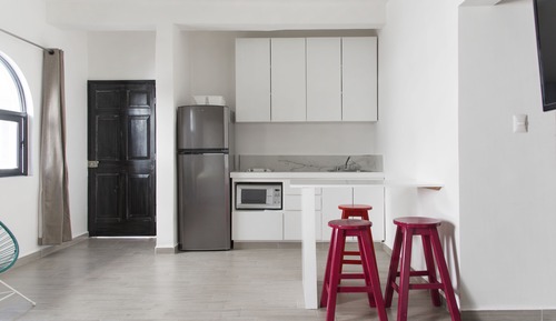 Estudio Signature, 1 cama de matrimonio grande, cocina