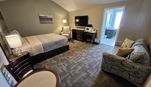 Suite estudio básica, 1 cama de matrimonio, no fumadores, vistas al mar