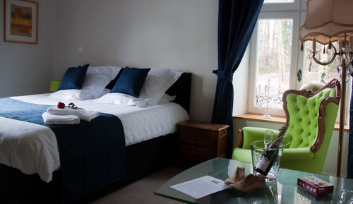 Habitación exclusiva doble, 1 cama de matrimonio grande, vistas al río (1)