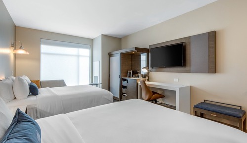 Habitación estándar, 2 camas de matrimonio, no fumadores