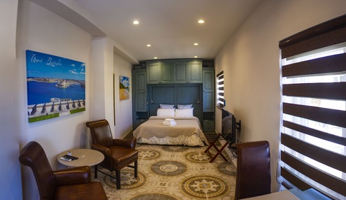 Suite, terraza, vistas a la ciudad