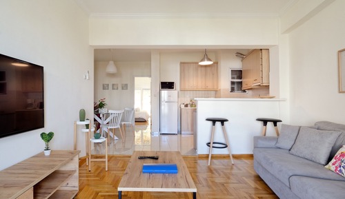 Apartamento City, 2 habitaciones, balcón, vistas a la ciudad