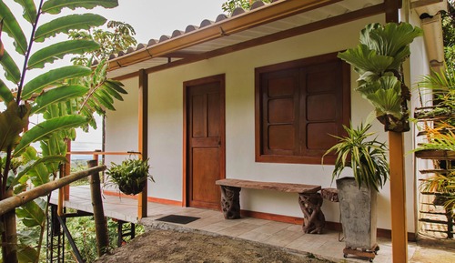 Bungalow, vistas al jardín