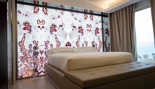 Suite presidencial, 1 cama de matrimonio grande, bañera de hidromasaje, vistas al mar (DIAMANTE)