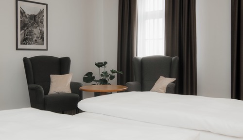 Habitación con 1 cama doble o 2 individuales