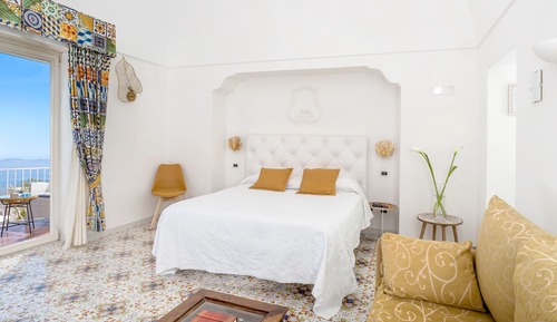 Habitación superior, terraza, vistas al mar