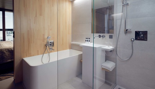 Habitación superior, bañera (Waterfront)