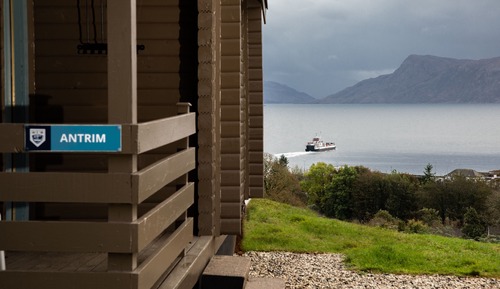 Cabaña, baño privado, vistas al lago (Antrim)