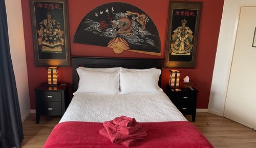 Habitación Deluxe, 1 cama de matrimonio, bañera de hidromasaje, vistas a la montaña