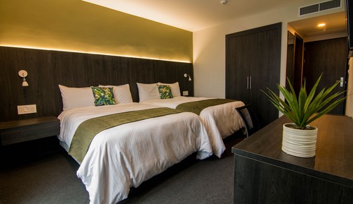 Habitación Deluxe doble, 2 camas dobles