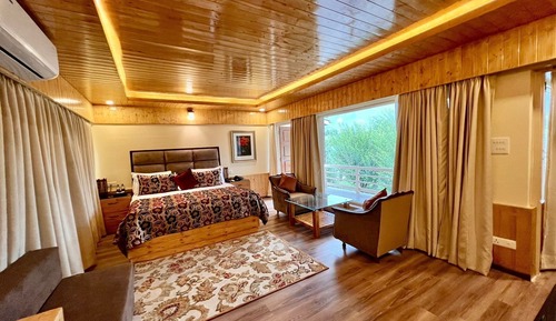 Suite estudio de lujo, 1 cama de matrimonio grande, vistas al jardín