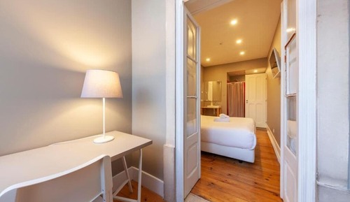 Habitación triple, baño compartido