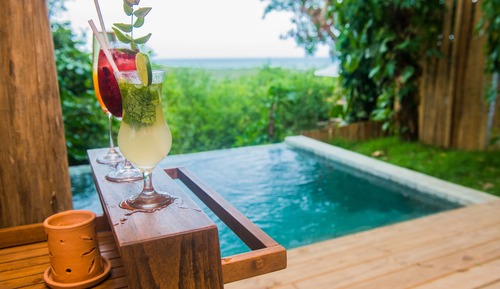 Suite Deluxe, piscina privada, mirando al mar (Master)