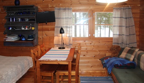Cabaña económica, sauna, junto al lago