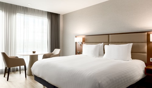 Habitación estándar, 1 cama de matrimonio grande, vistas a la ciudad