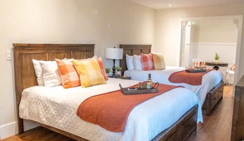 Suite, 2 camas de matrimonio, baño privado (Double Queen Hospitality Suite)