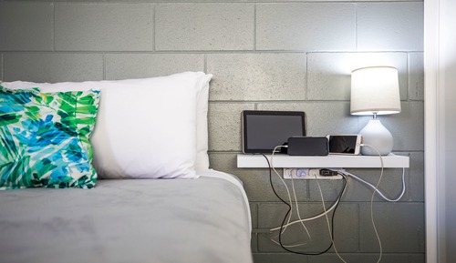 Habitación estándar con 2 camas individuales, varias camas