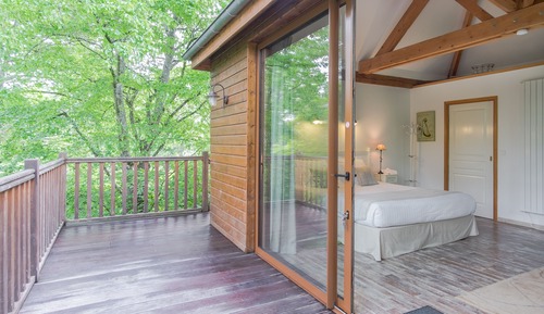 Cabaña romántica, bañera de hidromasaje