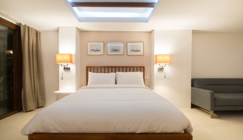 Habitación Grand doble, 1 cama de matrimonio, vistas al mar