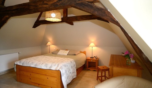 Habitación Confort doble, baño privado, vistas al jardín (Parenthèse champêtre)