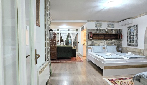 Estudio, terraza