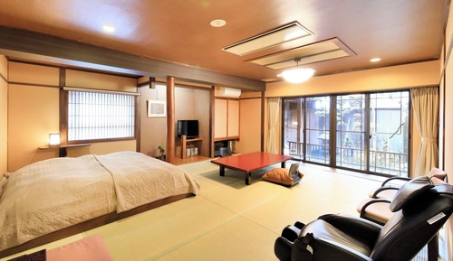 Habitación tradicional (JPN Style, Low Bed & Open-air Bath)