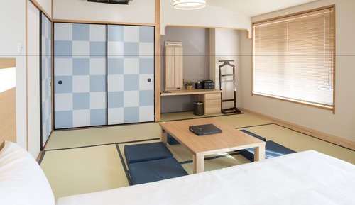 Habitación Deluxe con 2 camas individuales, no fumadores (Japanese Western Style)
