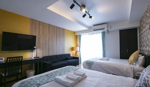 Habitación estándar, cocina, vistas a la ciudad (E, 5 people, Sky Tree View)