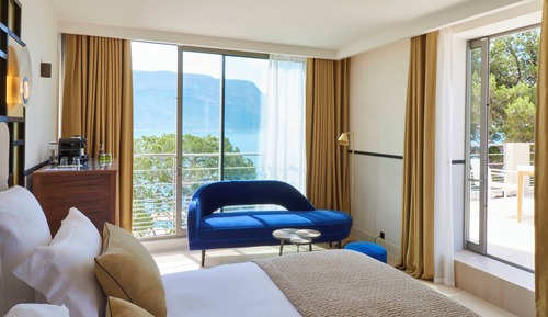Suite junior, terraza, vistas al mar