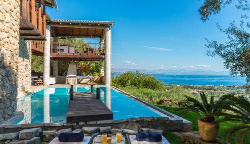 Villa, 2 habitaciones, piscina privada, vistas al mar