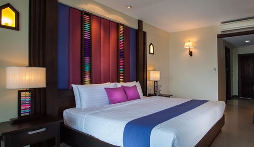 Habitación Deluxe doble, 1 habitación, no fumadores, vistas al jardín