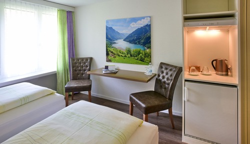 Habitación, 2 camas individuales, junto a la montaña