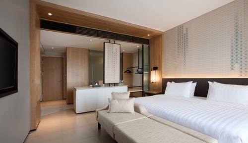 Habitación Deluxe, 1 cama de matrimonio grande, vistas al lago