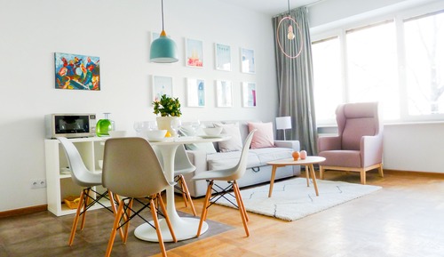 Apartamento Deluxe, 1 cama de matrimonio con sofá cama, no fumadores, vistas a la ciudad