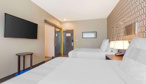 Habitación estándar, 2 camas de matrimonio, no fumadores, frigorífico