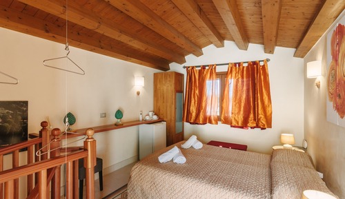 Habitación panorámica doble, baño privado