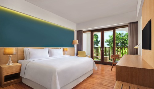 Habitación Deluxe, 1 cama de matrimonio grande, balcón, vistas al jardín