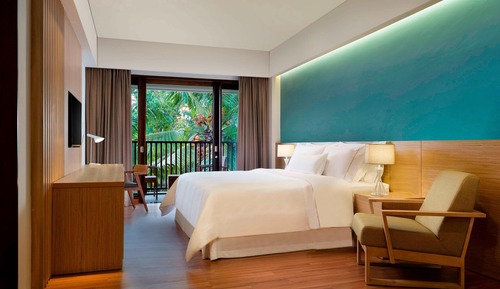 Habitación Premier, 1 cama de matrimonio grande, balcón, vistas al jardín (Family)