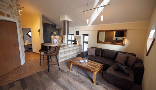 Apartamento Confort, 1 cama de matrimonio grande con sofá cama, no fumadores (Hoher Goell)