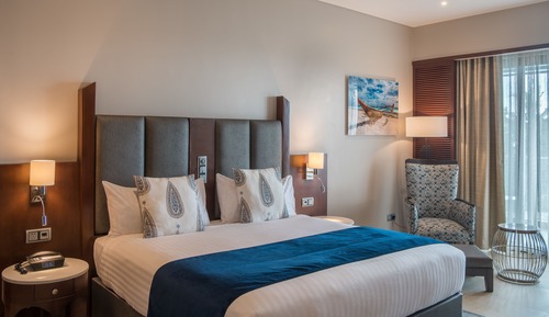 Habitación ejecutiva doble, 1 cama de matrimonio grande, vistas al mar