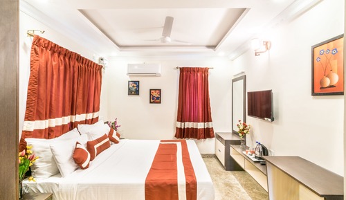 Habitación Deluxe doble, 1 cama doble, no fumadores, vistas a la ciudad