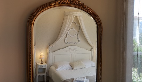 Habitación doble superior, 1 cama de matrimonio, baño privado (Romantique)