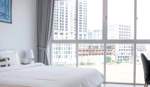 Habitación doble superior, 1 cama de matrimonio, vistas a la ciudad